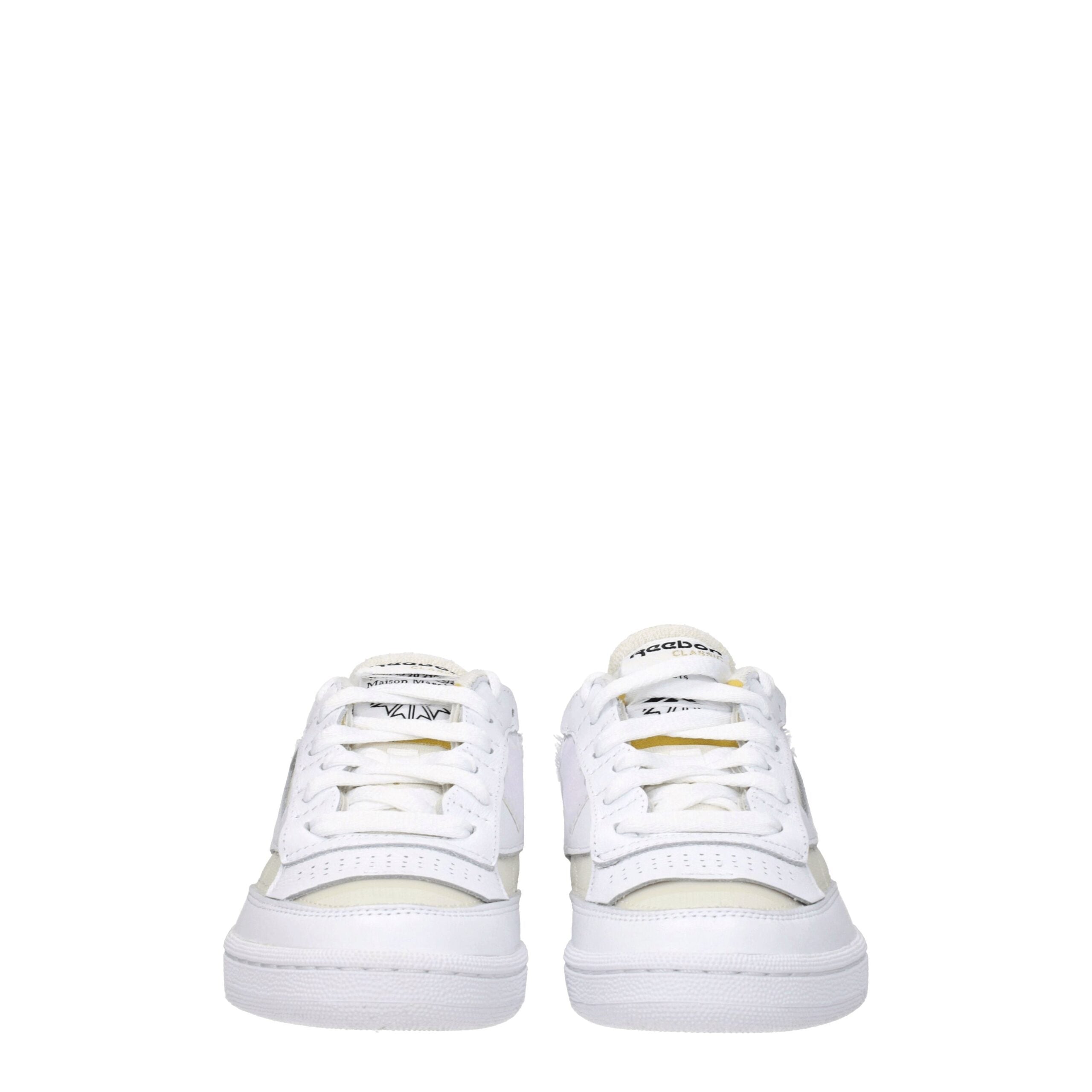 Maison Margiela White Fabric Low Top Sneakers