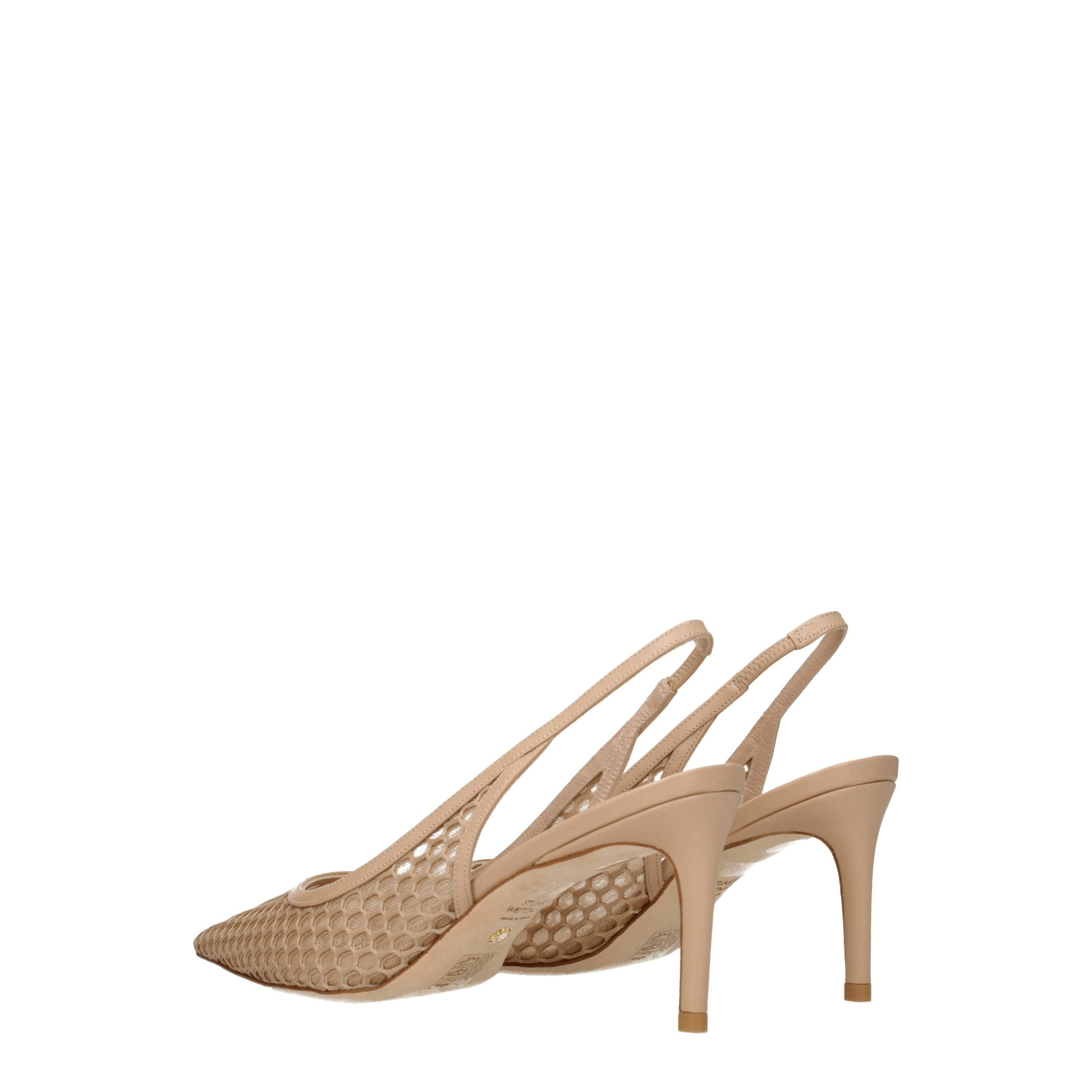 Stuart Weitzman Beige Leather Pumps