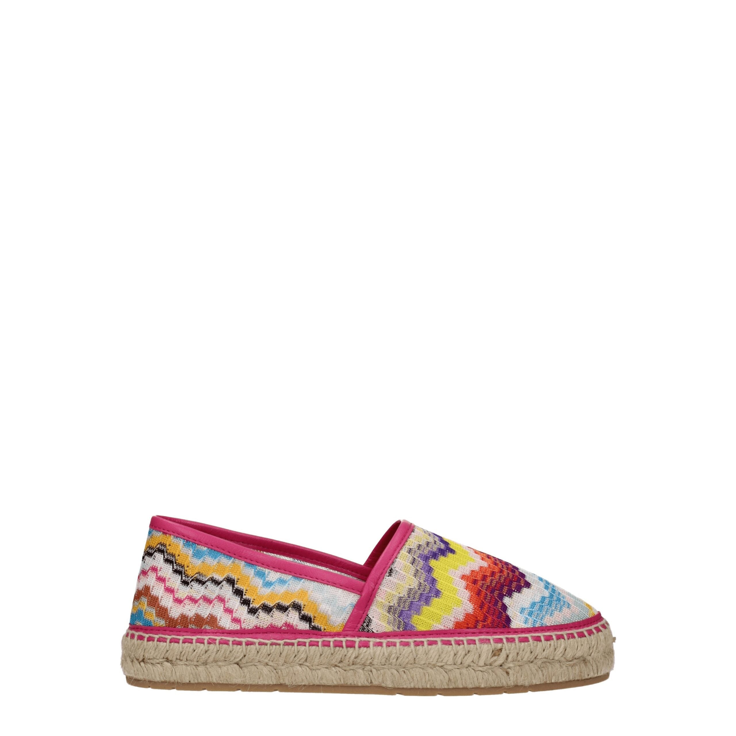 Step into the allure of Missoni Multicolor Fabric Espadrilles, where premium fabric and exquisite craftsmanship redefine luxury for the discerning individual.