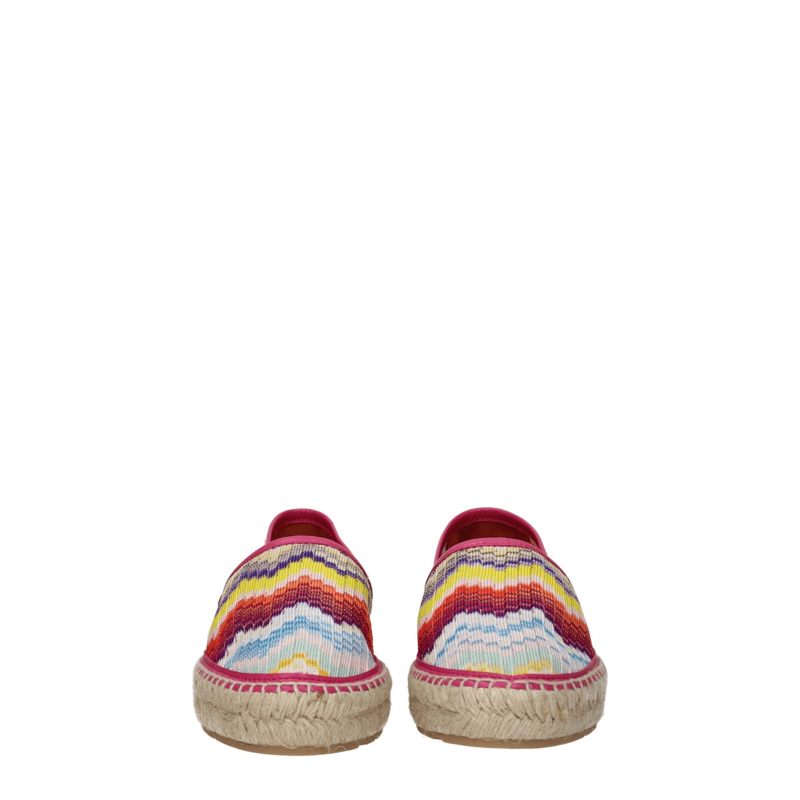Elevate your style with Missoni Multicolor Fabric Espadrilles, where premium fabric and exquisite craftsmanship meet effortless elegance for the discerning individual.