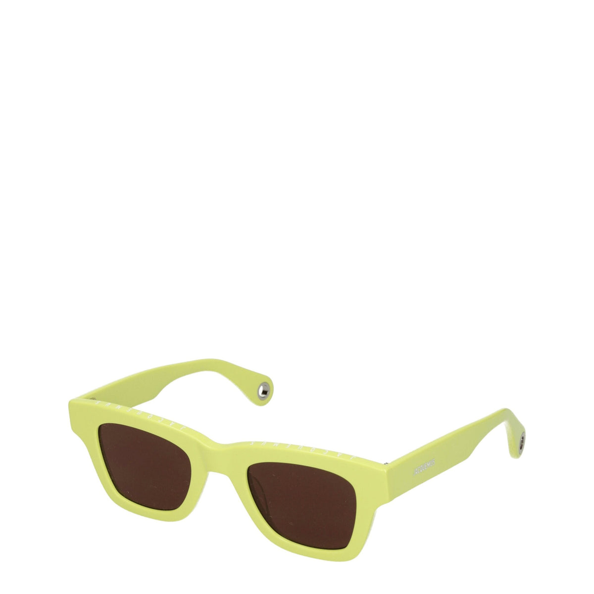 Indulge in the Jacquemus Yellow Acetate Sunglasses, where exquisite craftsmanship meets bold elegance, perfect for those who embody luxury and sophistication.