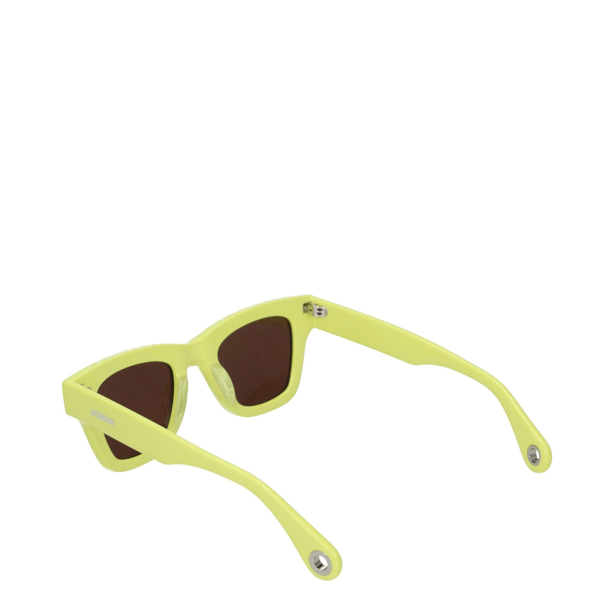 Indulge in the Jacquemus Yellow Acetate Sunglasses, where luxurious craftsmanship meets bold elegance, elevating your style with every sun-drenched moment.