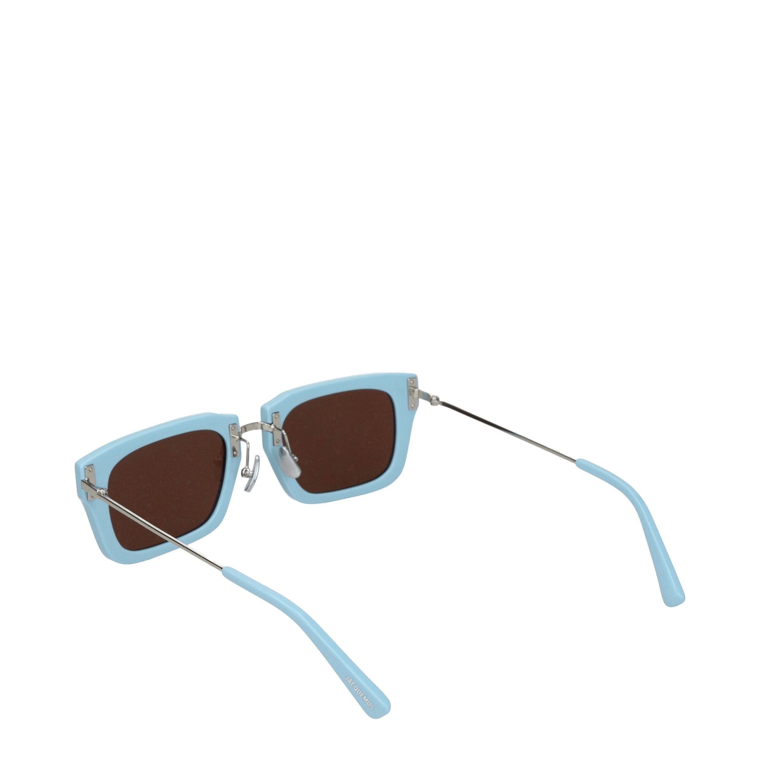 Indulge in the Jacquemus Light Blue Acetate Sunglasses, where exquisite craftsmanship meets timeless elegance, perfect for those who embody luxury and sophistication.