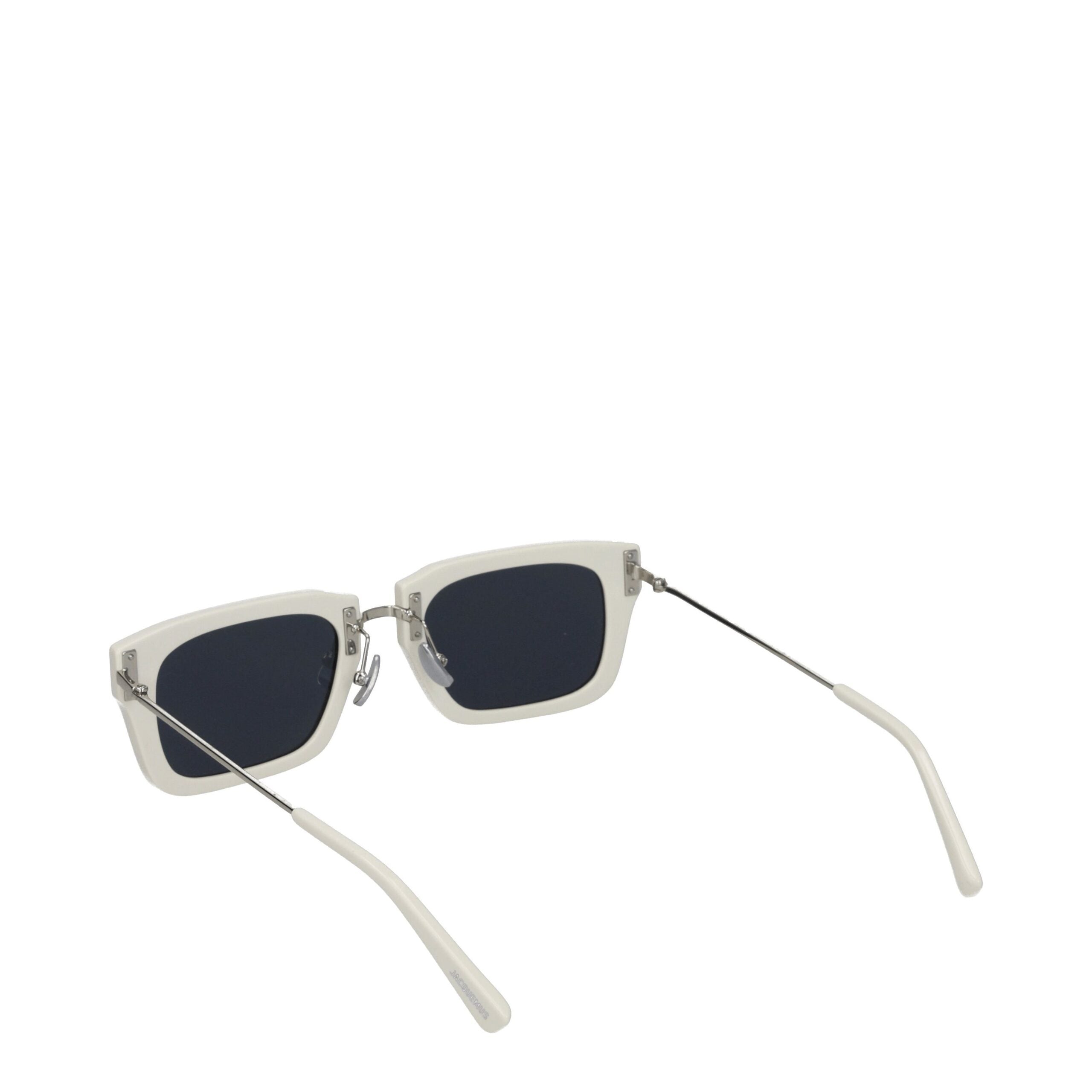 Indulge in the elegance of Jacquemus White Acetate Sunglasses, where exquisite craftsmanship meets timeless luxury, perfect for the discerning individual seeking refined allure.