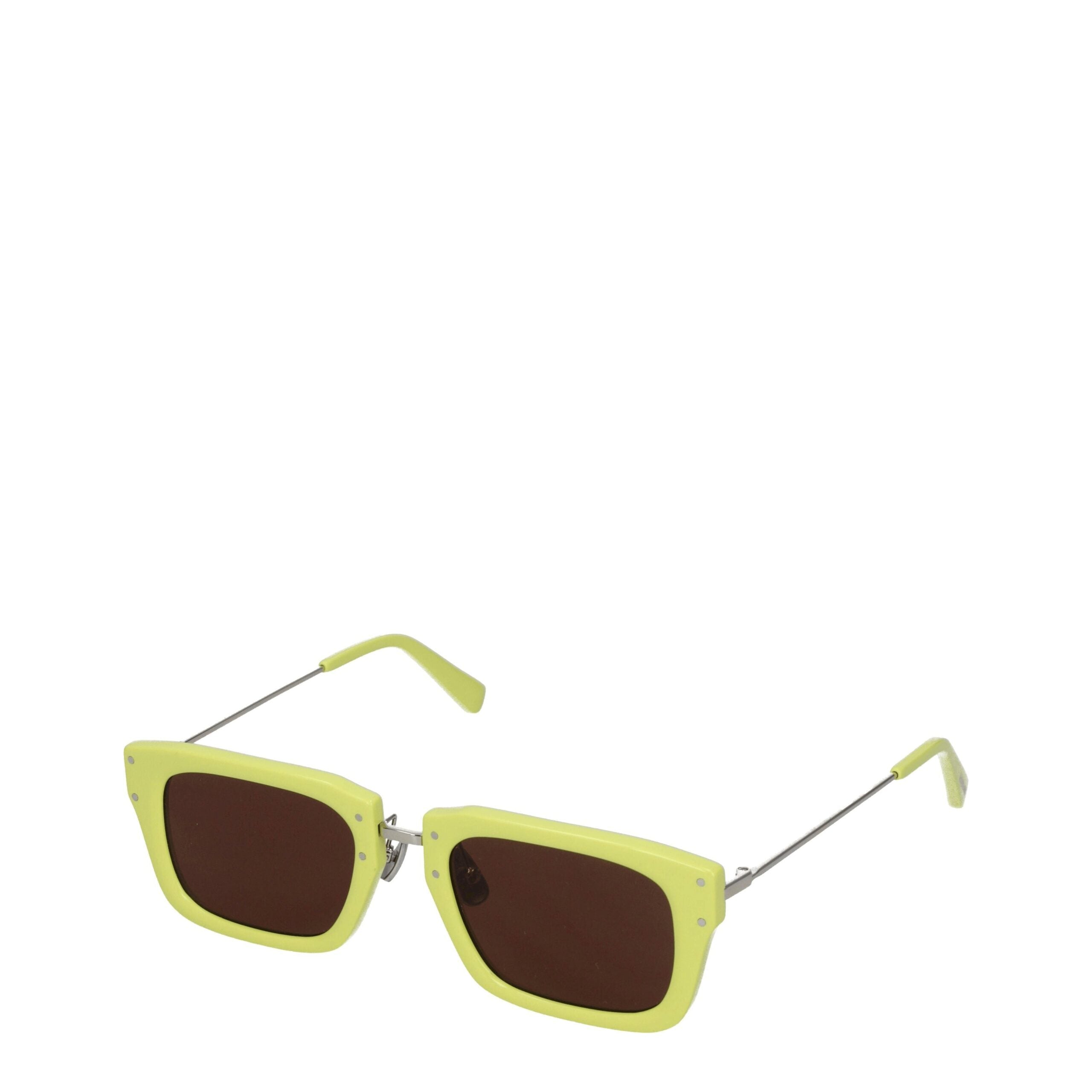 Indulge in the exquisite artistry of Jacquemus Yellow Acetate Sunglasses, where premium craftsmanship meets vibrant luxury, perfect for the discerning individual.