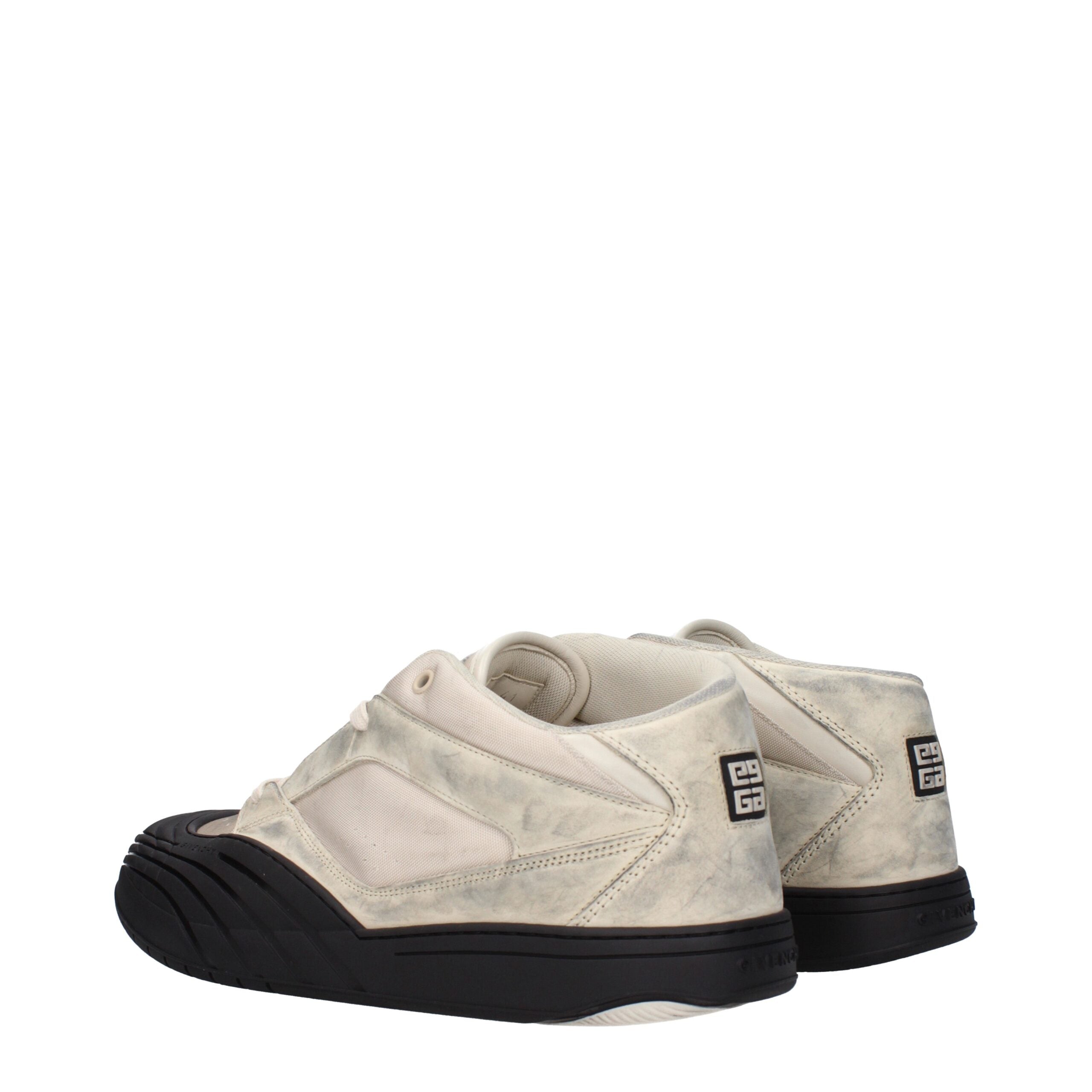 Givenchy Beige Fabric Chunky Sneakers - Designer Luxury Footwear