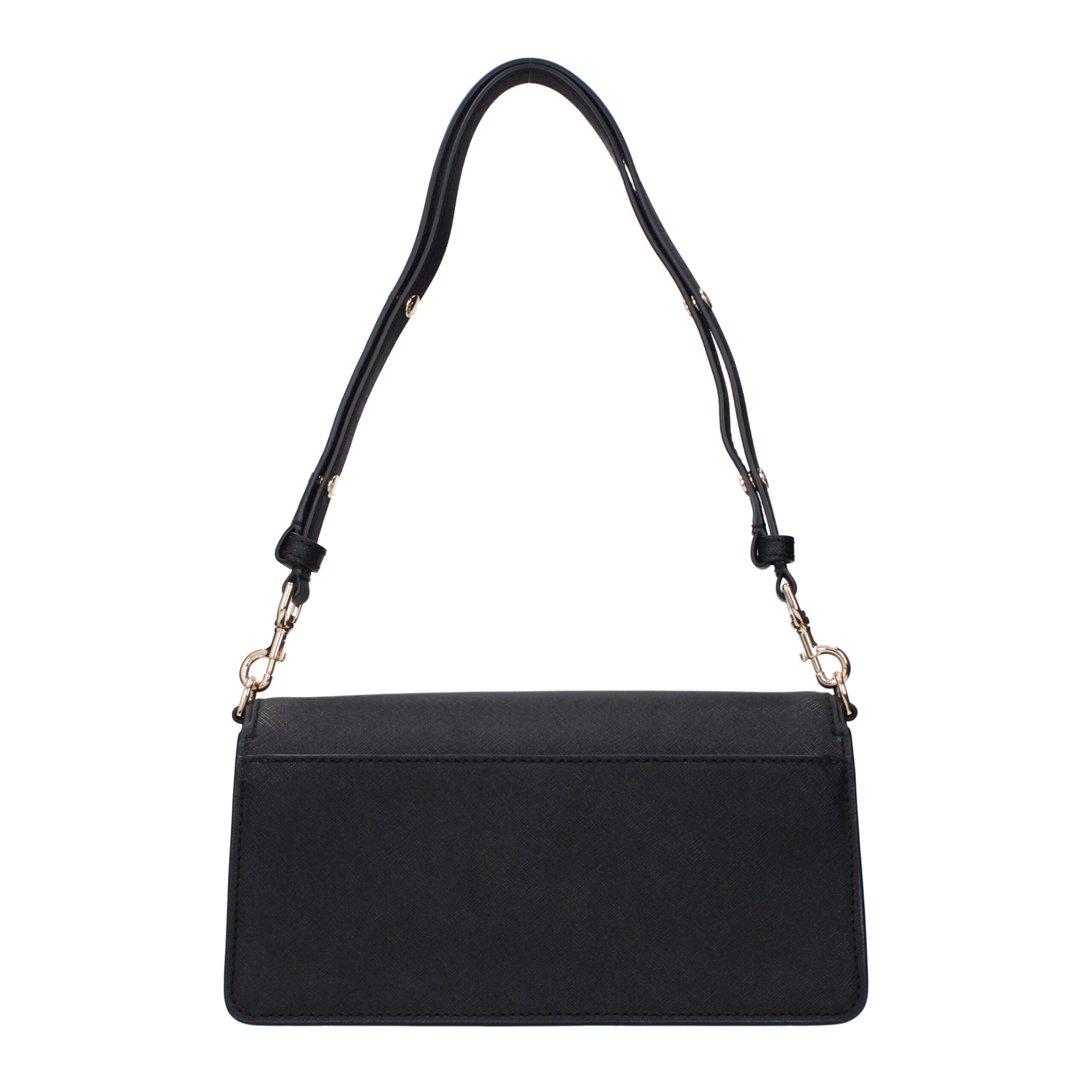 Tory Burch Black Leather Shoulder Bag