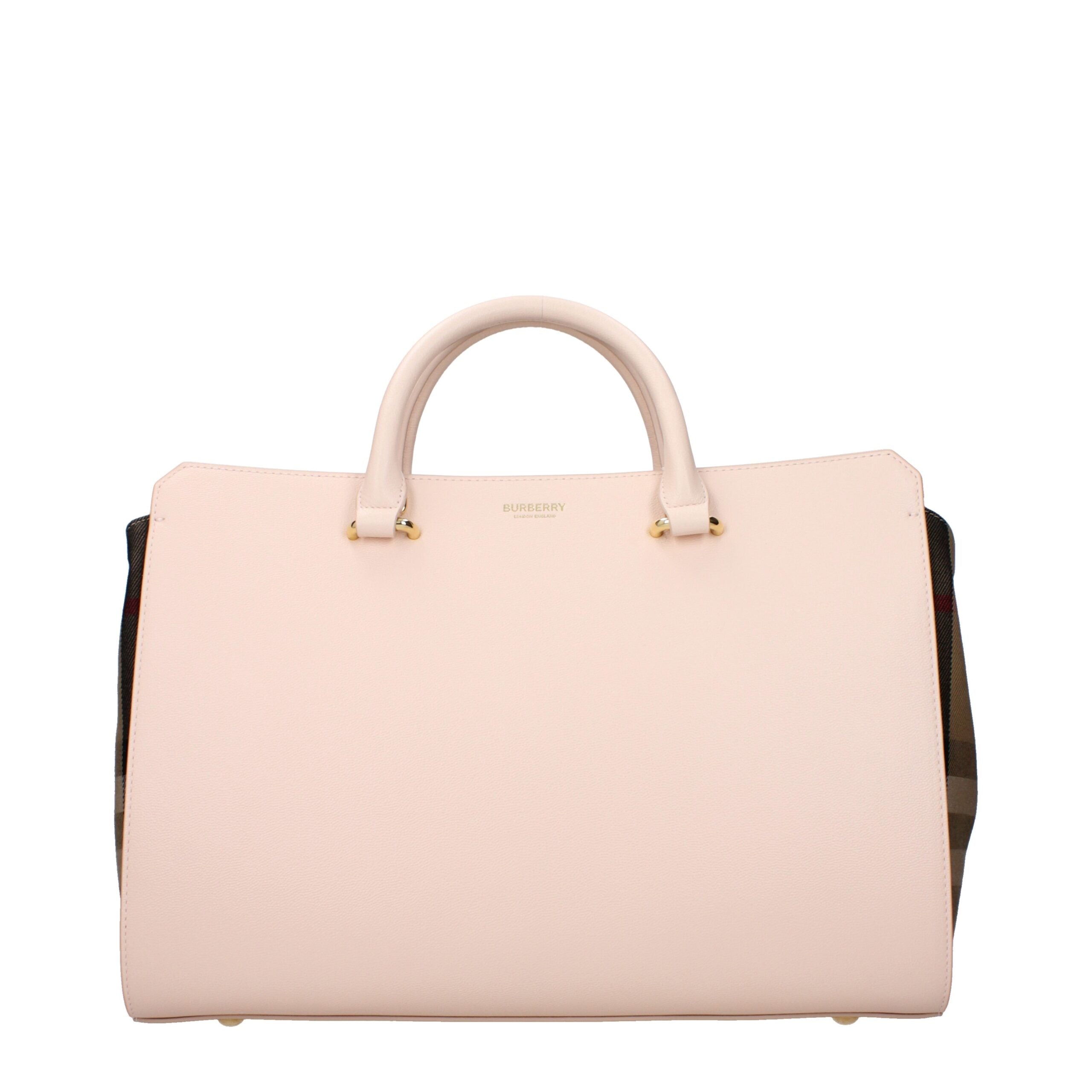 Burberry Pink Leather Handbag – Artisanal Luxury Redefined