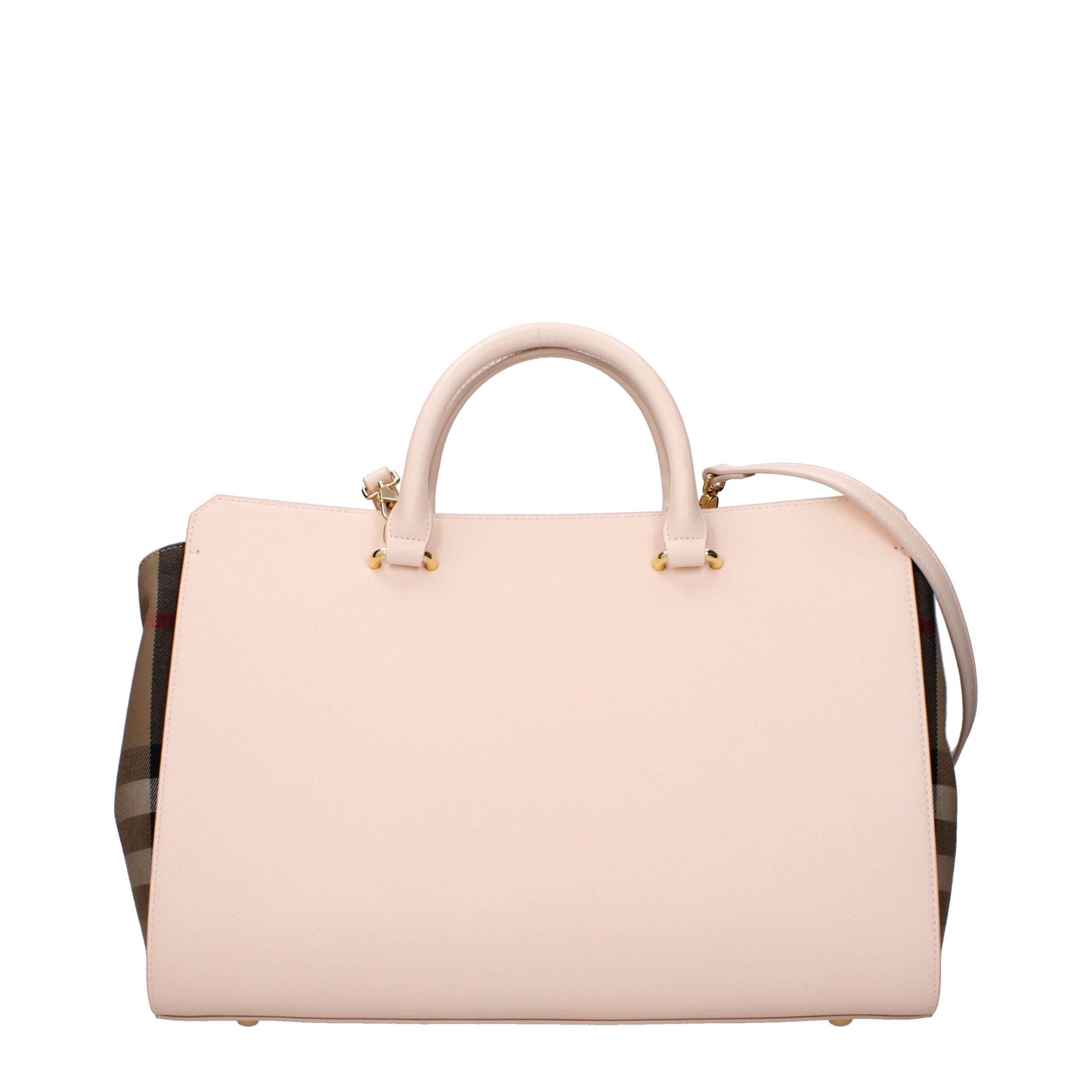 Burberry Pink Leather Handbag – Artisanal Luxury Redefined