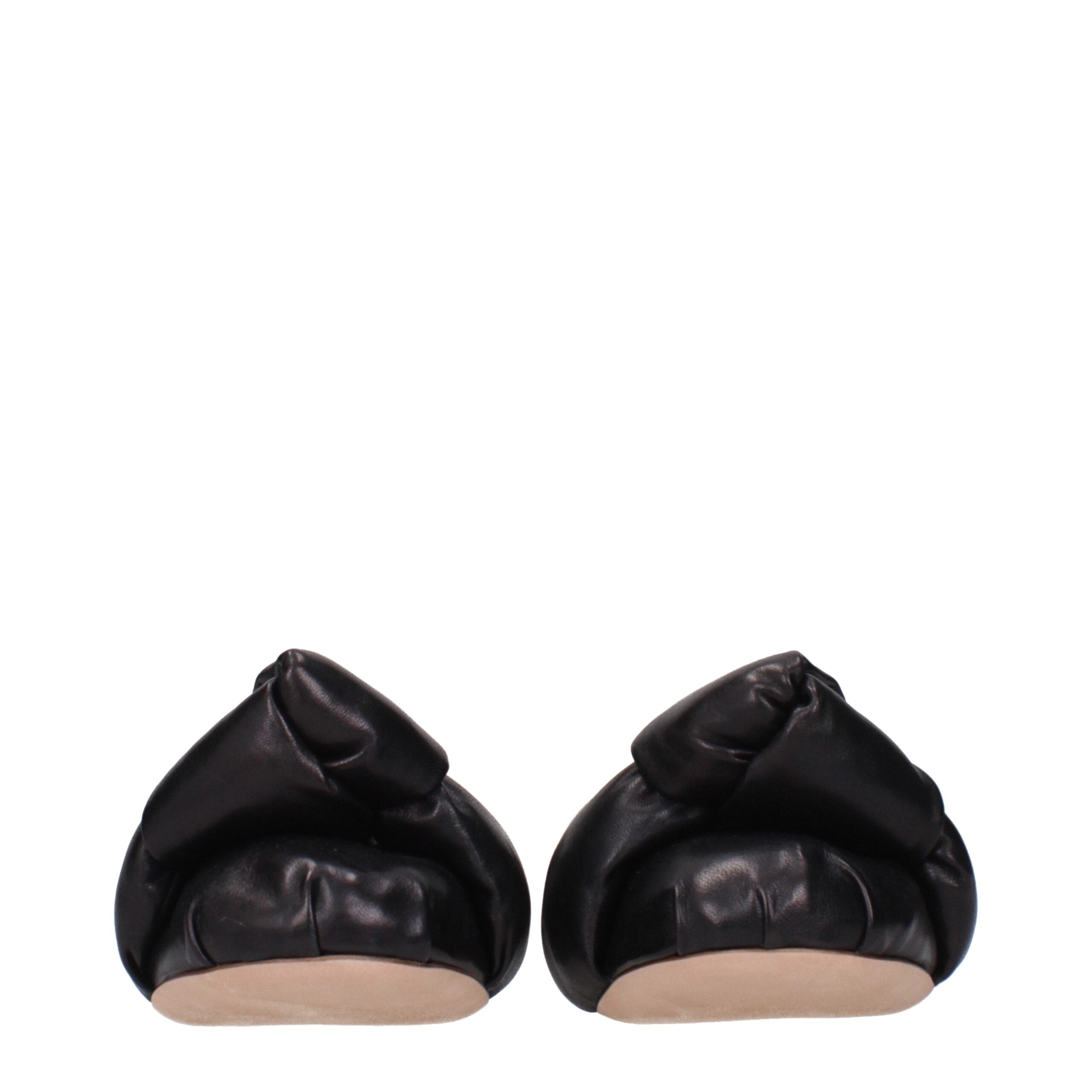 Discover the Miu Miu Black Leather Ballet Flats, where exquisite craftsmanship meets timeless elegance, perfect for the discerning individual who embodies luxury.