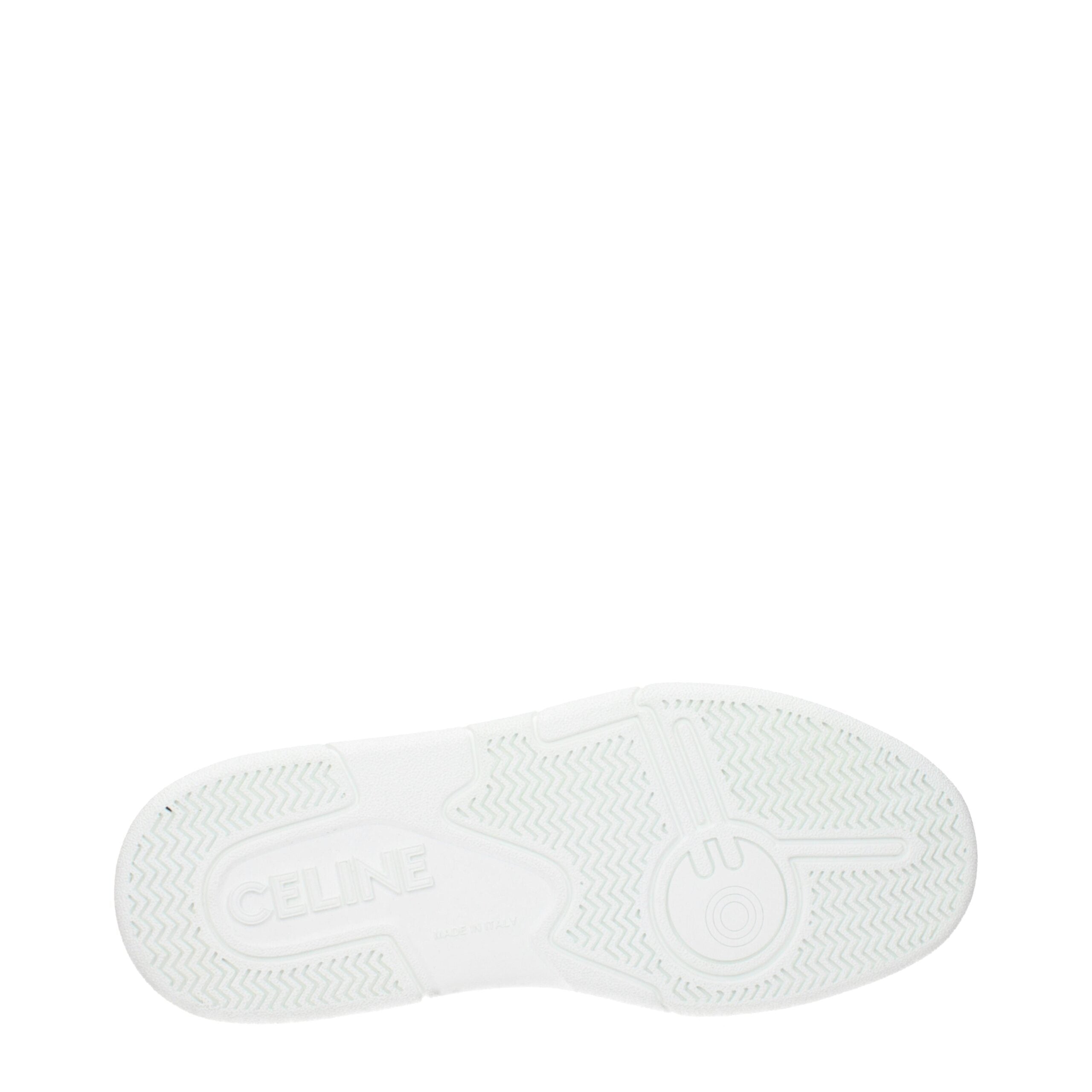 Celine White Leather Athletic Sneakers - Designer Luxury Footwear