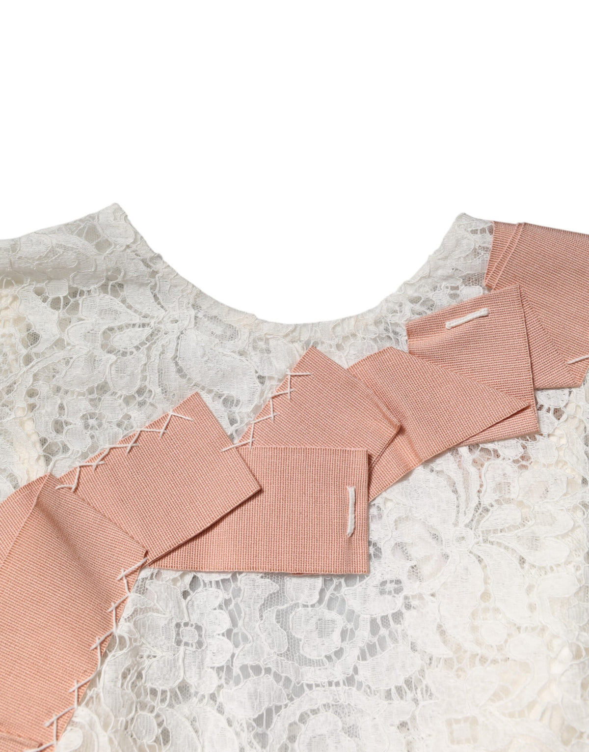 Elevate your wardrobe with the Dolce & Gabbana White Floral Lace Short Sleeves Blouse Top, a symbol of exquisite craftsmanship and timeless elegance, perfect for any occasion.