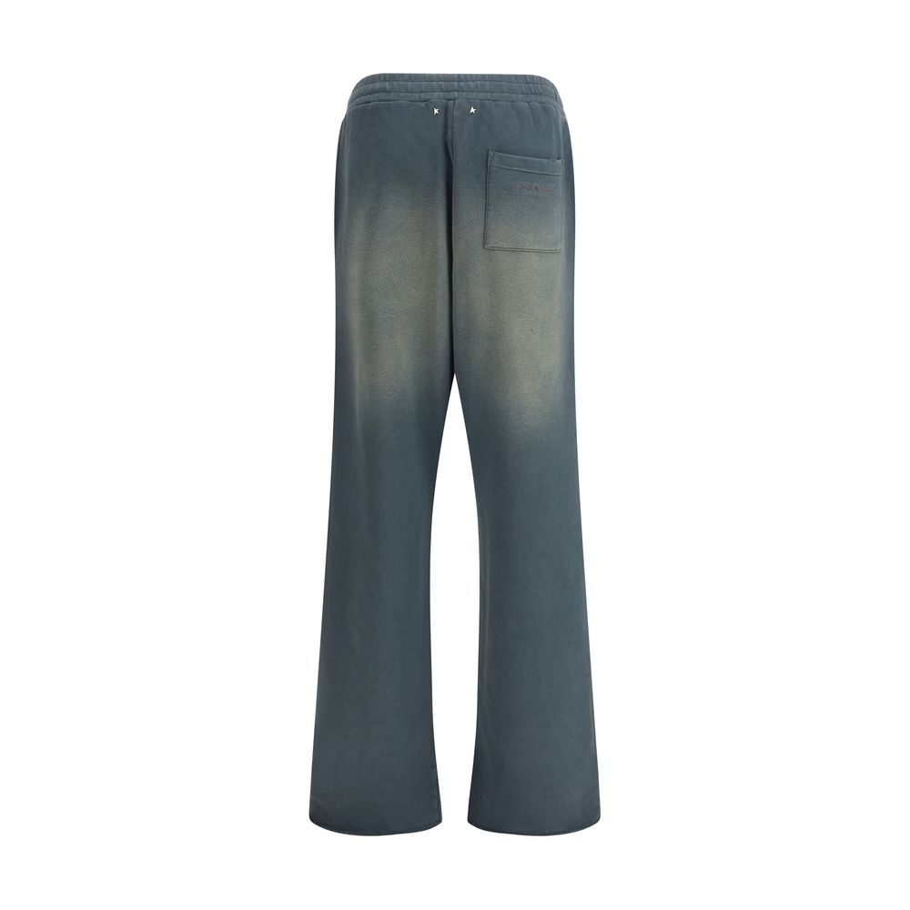 Golden Goose Blue Cotton Casual Pants – Luxurious Designer Elegance
