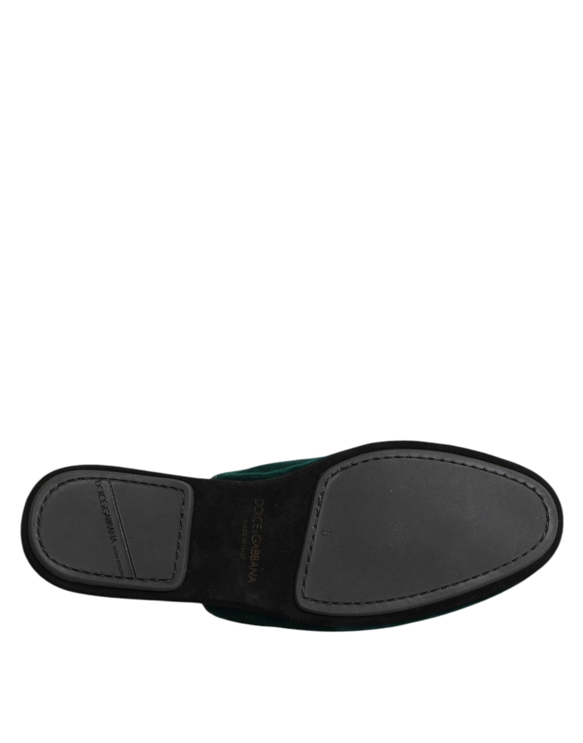 Elevate your style with Dolce & Gabbana's Green Velvet Cross Embellished Slippers, a luxurious blend of exquisite craftsmanship and sumptuous materials, designed for the discerning individual.