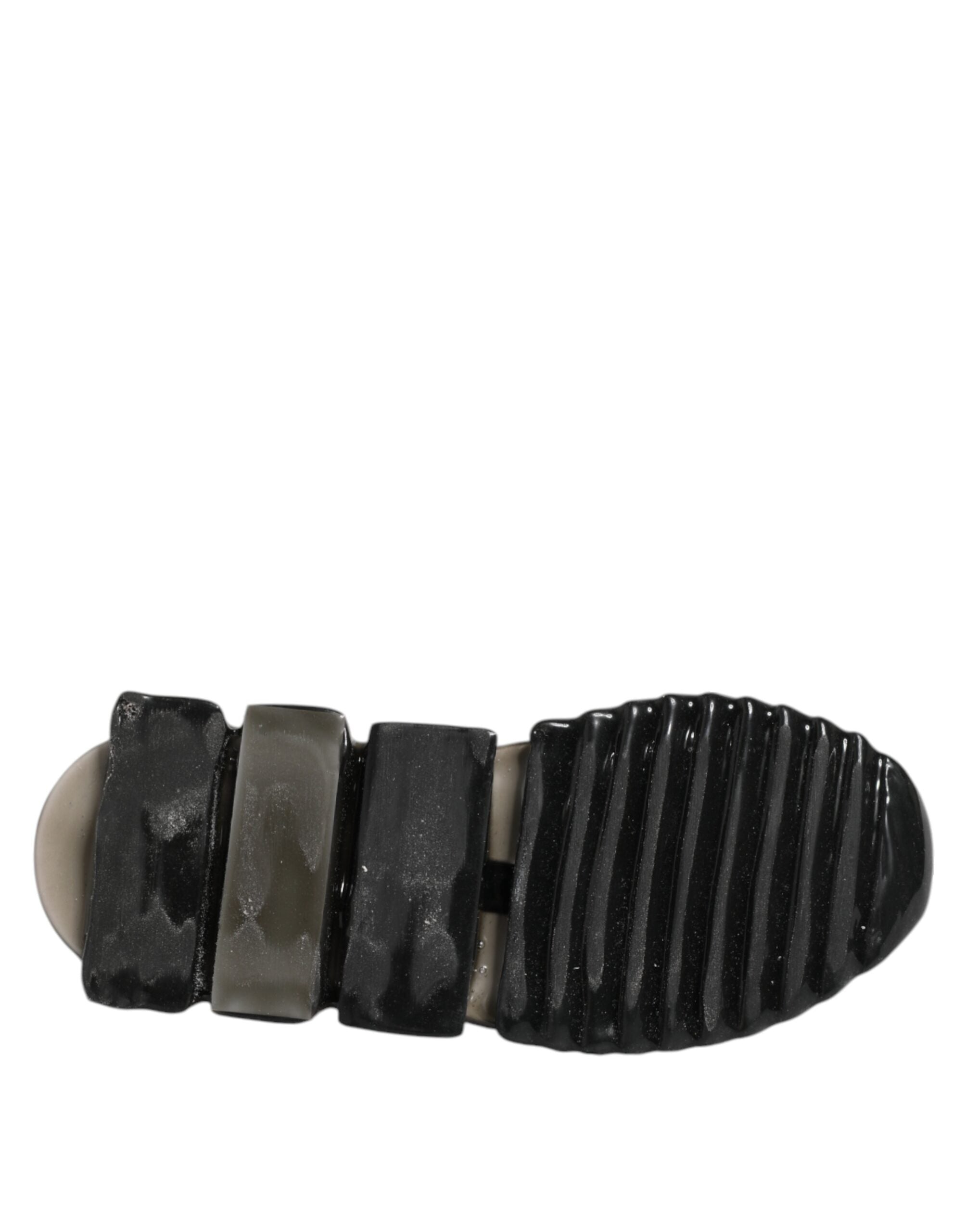 Dolce & Gabbana Black Sorrento Slip On Low Top Sneakers Shoes