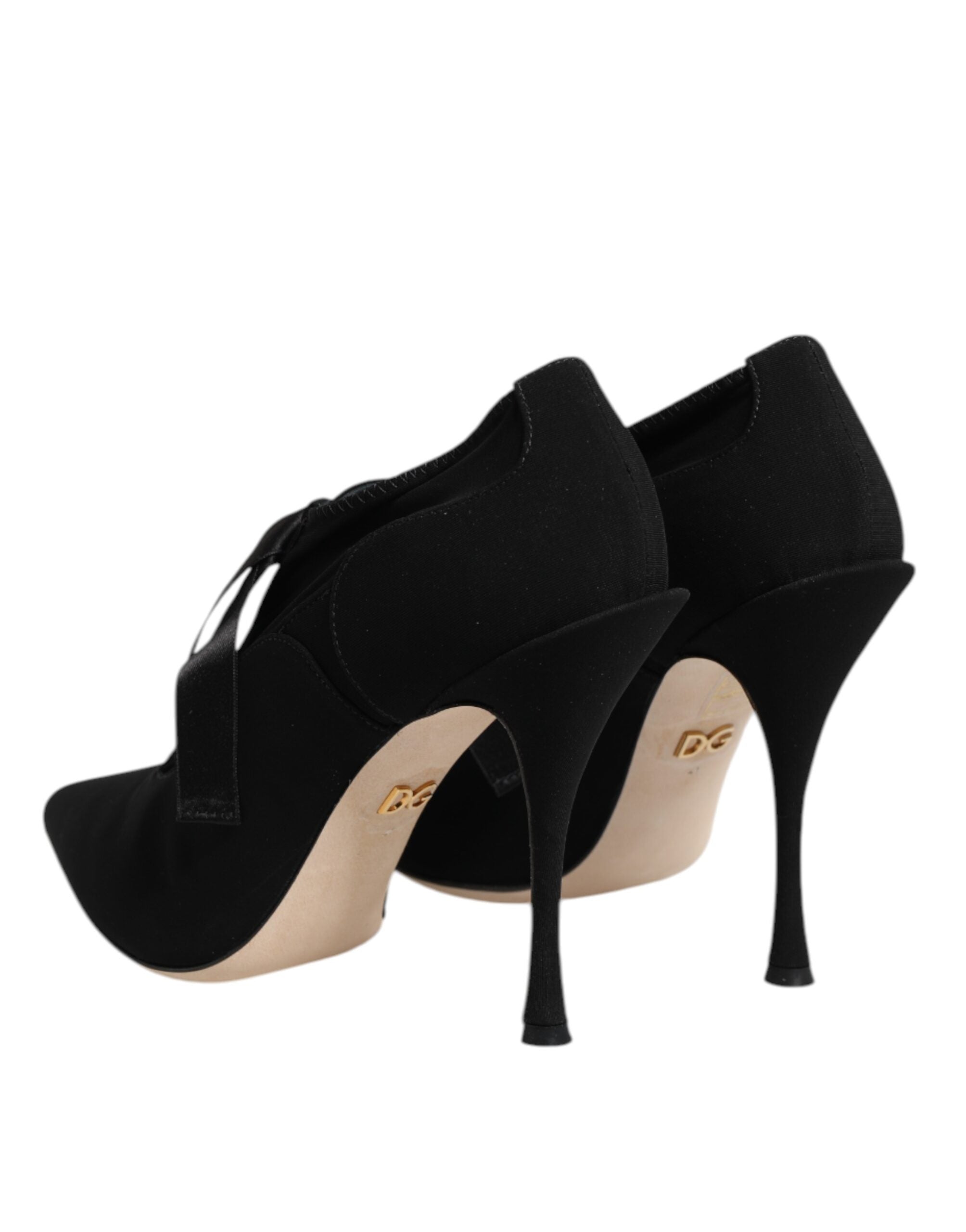 Dolce & Gabbana Lace Up Stiletto Heels - Artisanal Luxury