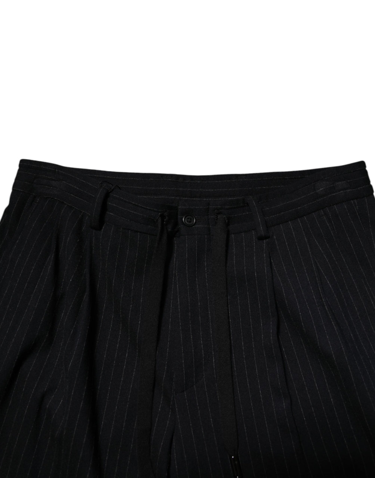 Indulge in the allure of Dolce & Gabbana's Black Stripes Viscose Skinny Dress Pants, where exquisite Italian craftsmanship meets timeless elegance for the modern connoisseur.