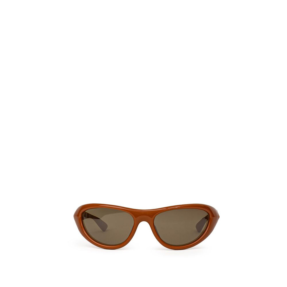 Bottega Veneta Brown Acetate Sunglasses – Artisanal Luxury Statement