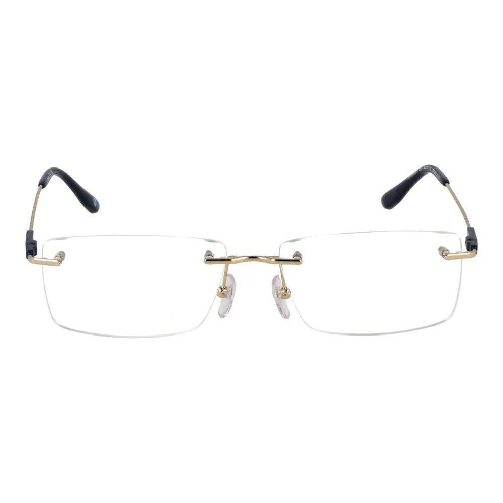 BMW Gold Titanium Glasses – Luxurious Rimless Eyewear