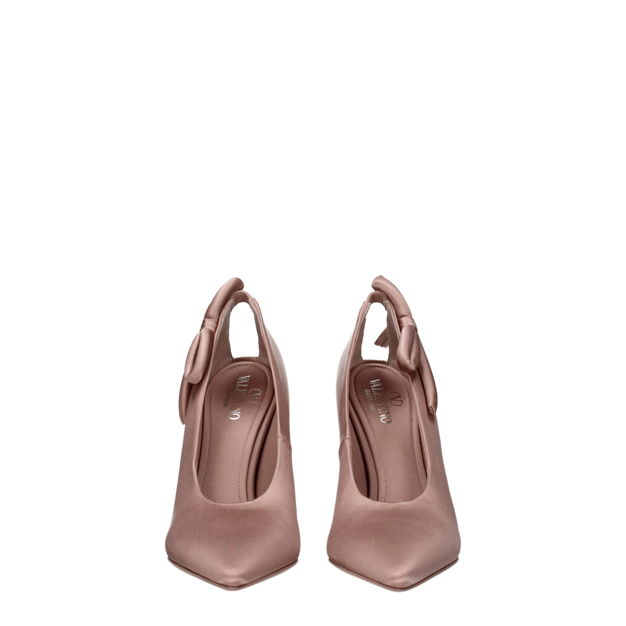 Valentino Garavani Pink Satin Pumps