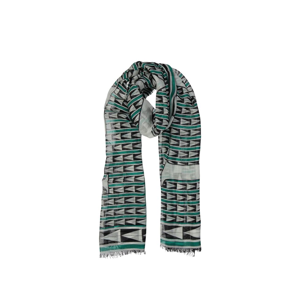 Lanvin Green Wool Scarf