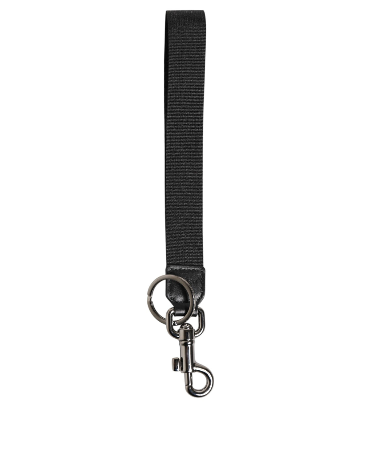 Elevate your style with the Dolce & Gabbana Black Red DG Logo Keychain, a luxurious blend of polyester and leather, embodying exquisite Italian craftsmanship and timeless sophistication.