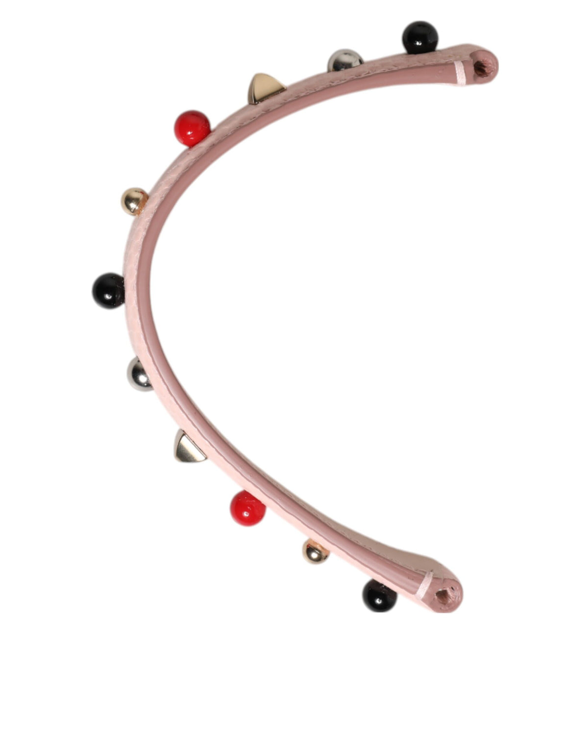 Elevate your style with the Dolce & Gabbana Light Pink Embellished Leather Shoulder Strap, a luxurious accessory crafted from 100% calf leather, embodying Italian craftsmanship and timeless elegance.