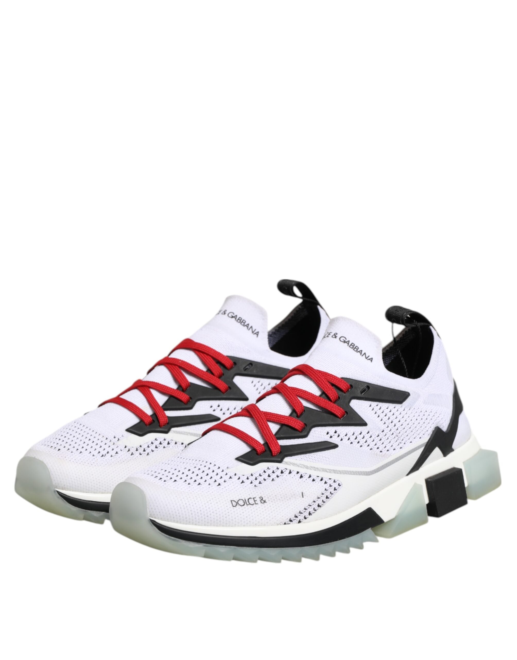 Dolce & Gabbana White SORRENTO Sport Stretch Sneakers Shoes