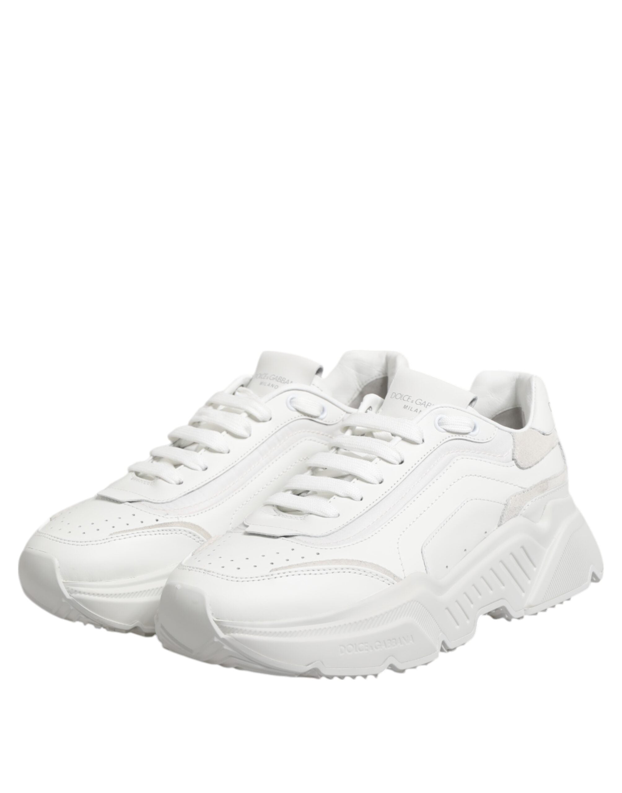 Dolce & Gabbana White Daymaster Low Top Men Sneakers Shoes