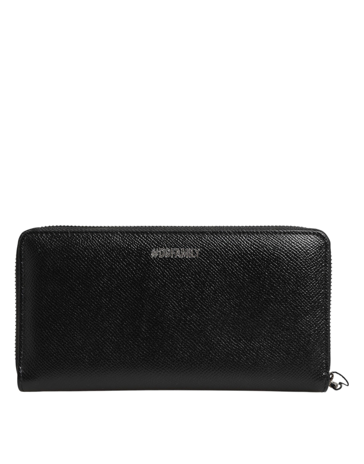 Discover the Dolce & Gabbana Black Leather #DGFAMILY Zipper Continental Wallet, a masterpiece of Italian craftsmanship, blending luxury and elegance for the discerning individual.
