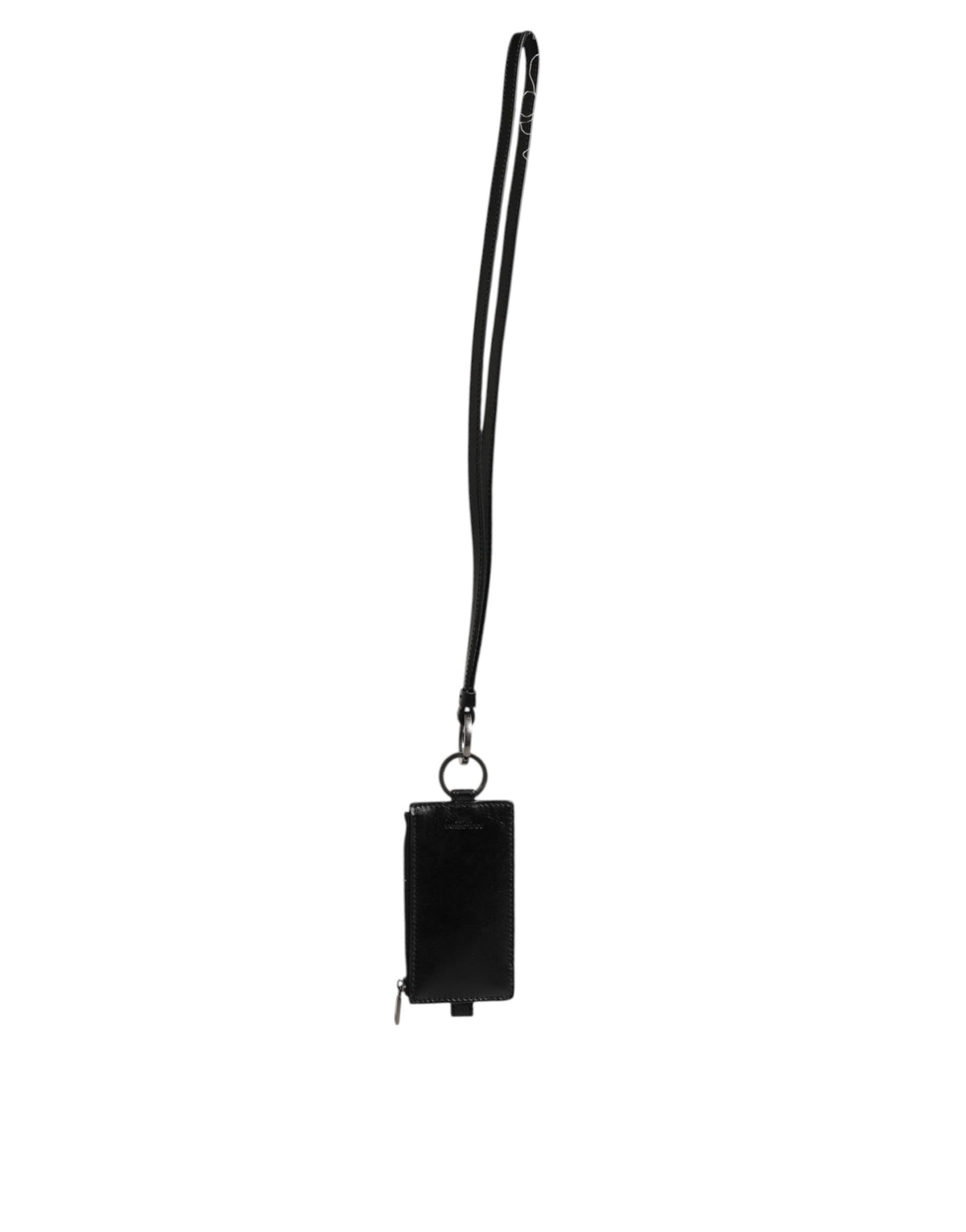 Dolce & Gabbana Black Leather Card Holder Wallet – Exquisite Luxury