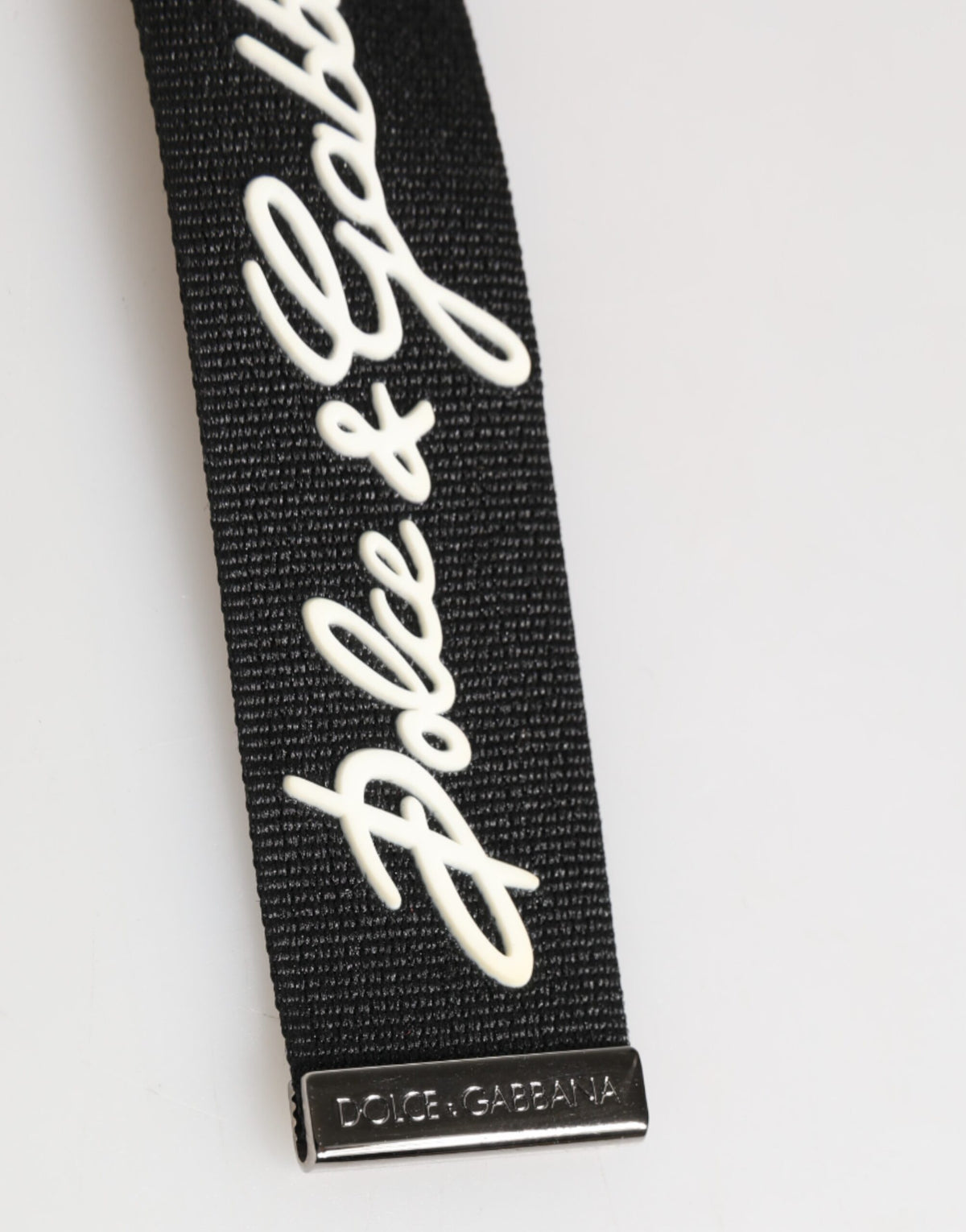 Indulge in the Dolce & Gabbana Black White DG Logo Silver Keychain, a symbol of exquisite craftsmanship and timeless elegance, perfect for discerning tastes.