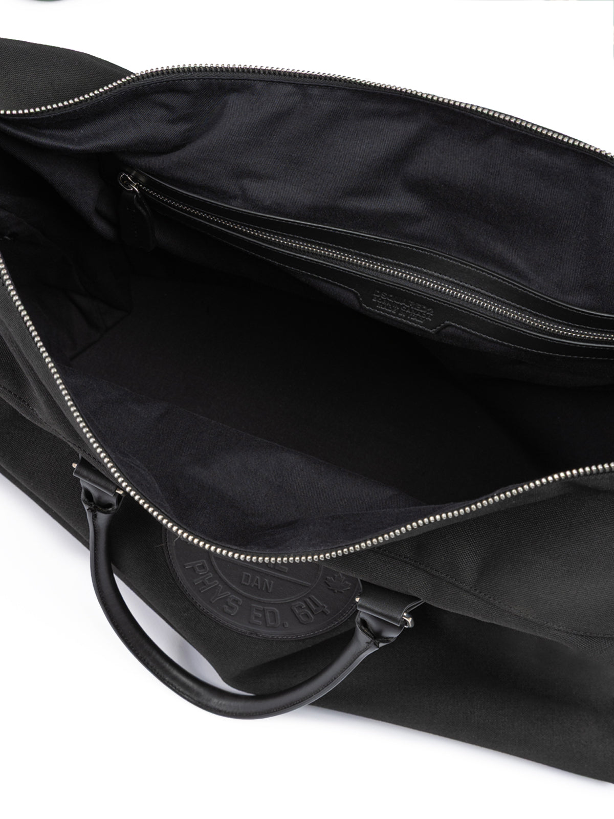 Dsquared² Black Fabric Weekend Travel Bag