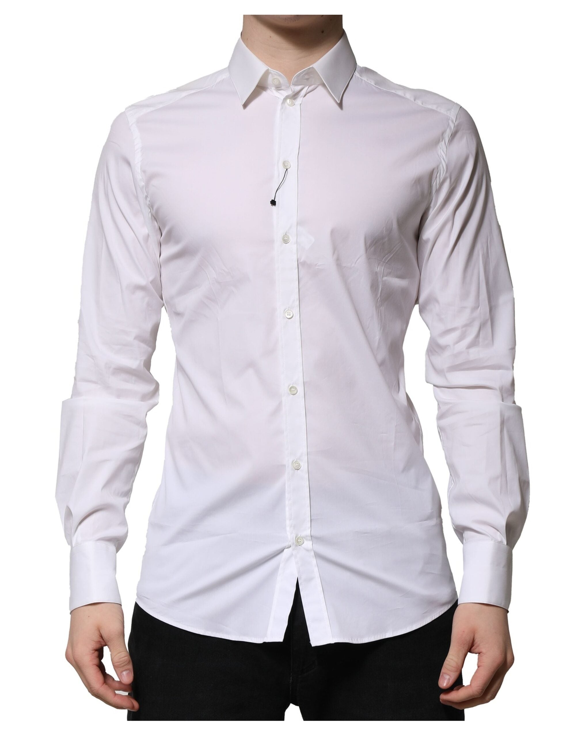 Dolce & Gabbana GOLD Long Sleeves Formal Shirt - Timeless Elegance