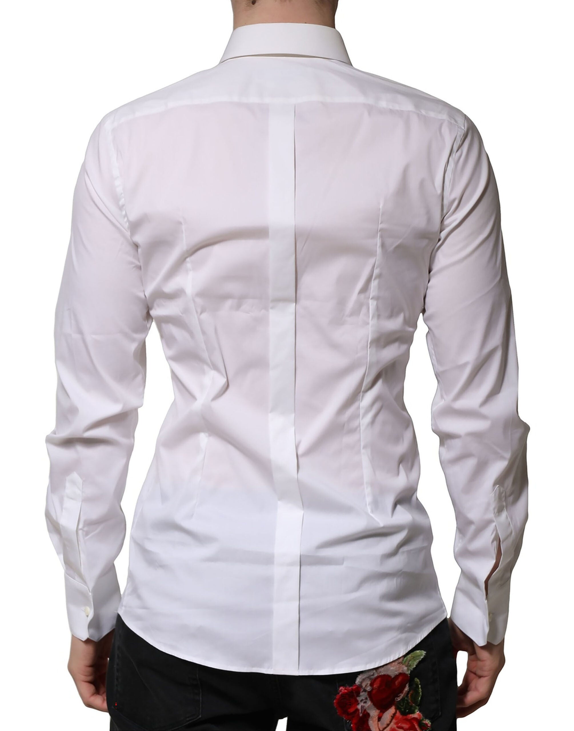 Dolce & Gabbana GOLD Long Sleeve Formal Shirt - Timeless Luxury
