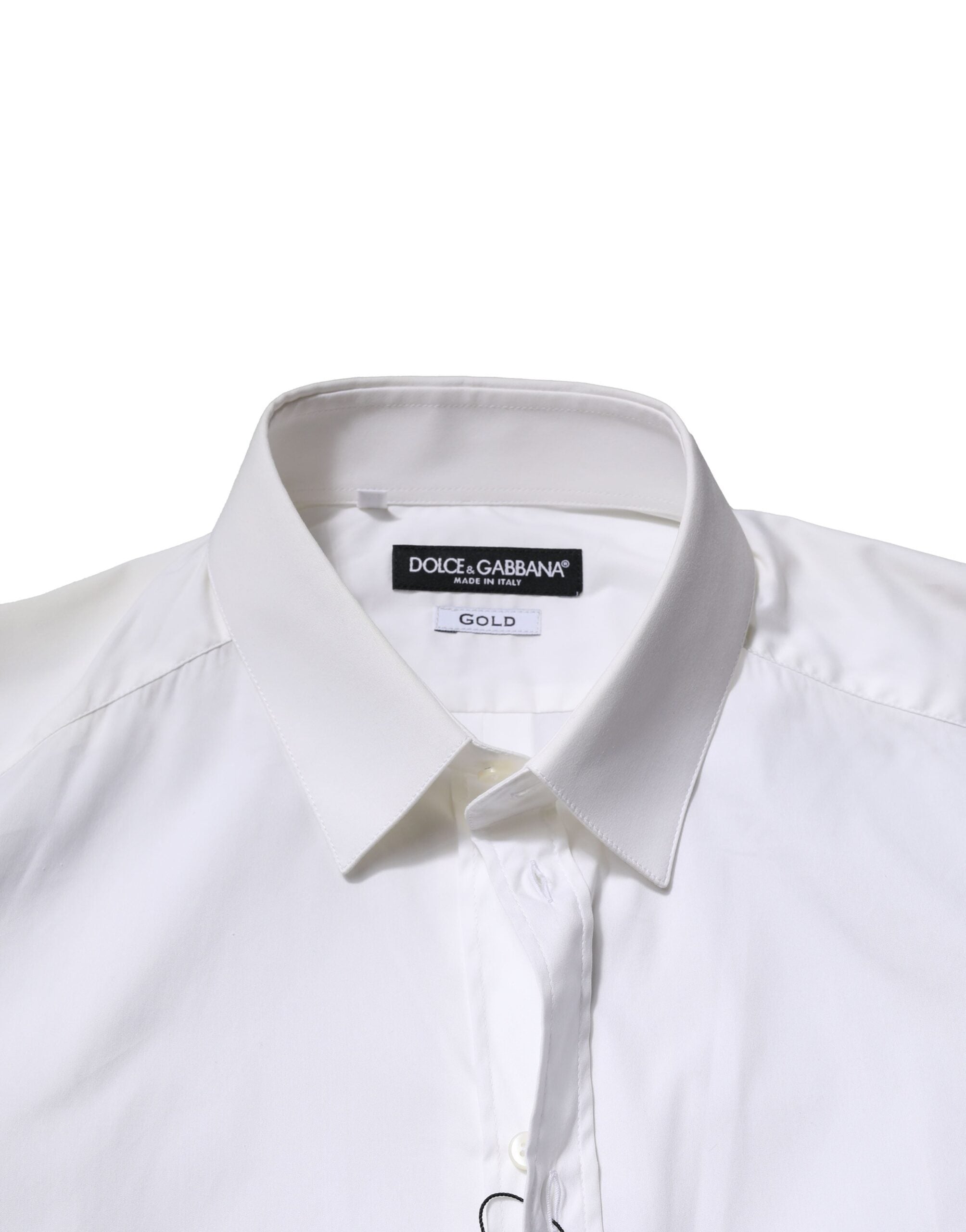 Dolce & Gabbana GOLD Long Sleeve Formal Shirt - Timeless Elegance