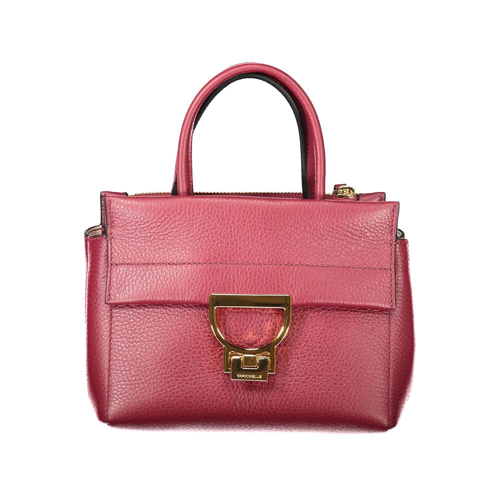 Discover the Coccinelle Viola Leather Handbag, a masterpiece of Italian craftsmanship in bold violet, perfect for the discerning individual seeking timeless elegance.