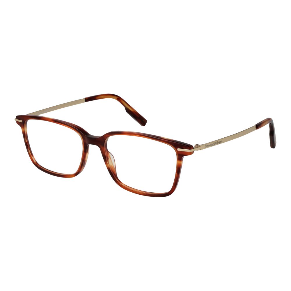 Ermenegildo Zegna Brown Acetate Glasses - Timeless Luxury Eyewear