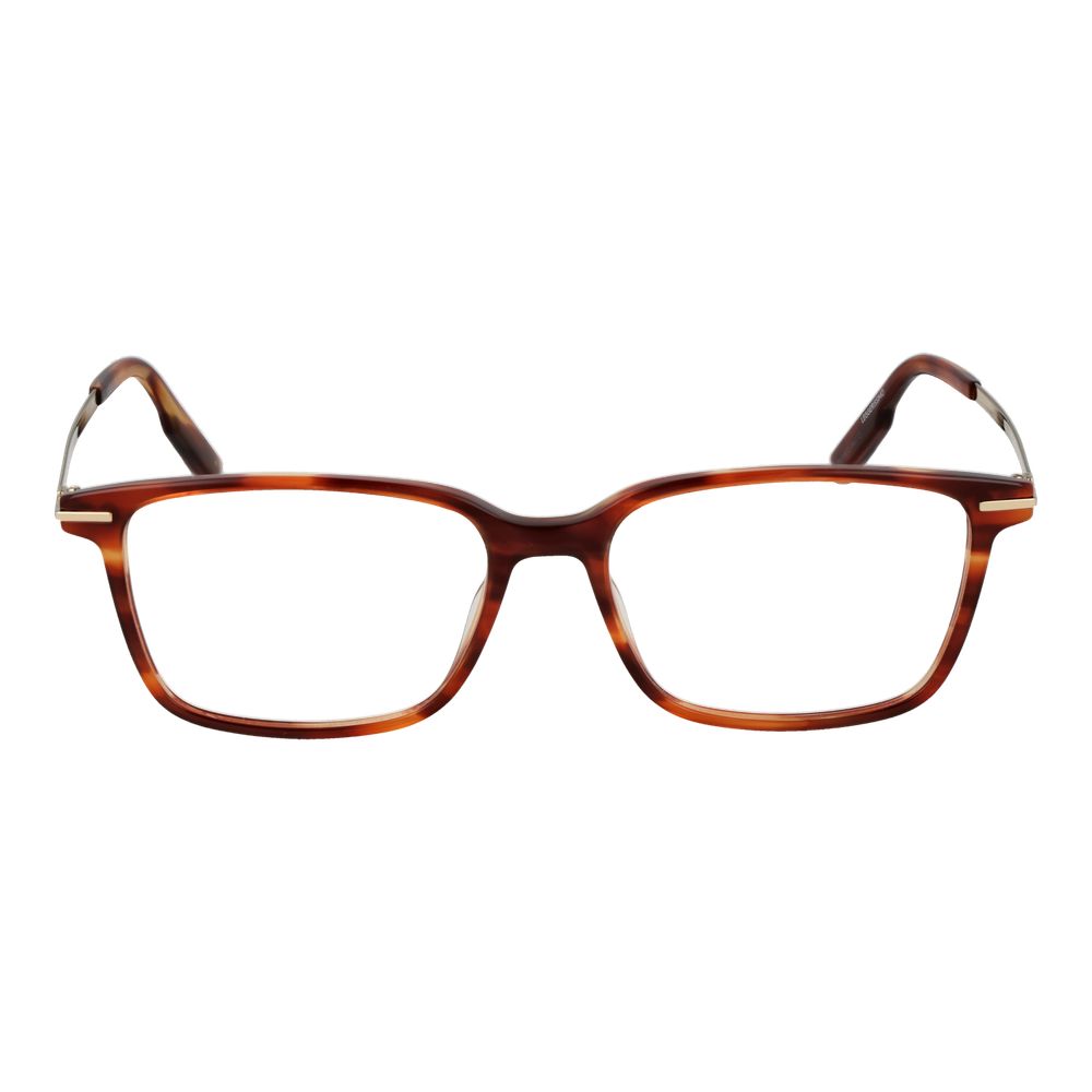 Ermenegildo Zegna Brown Acetate Glasses - Timeless Luxury Eyewear