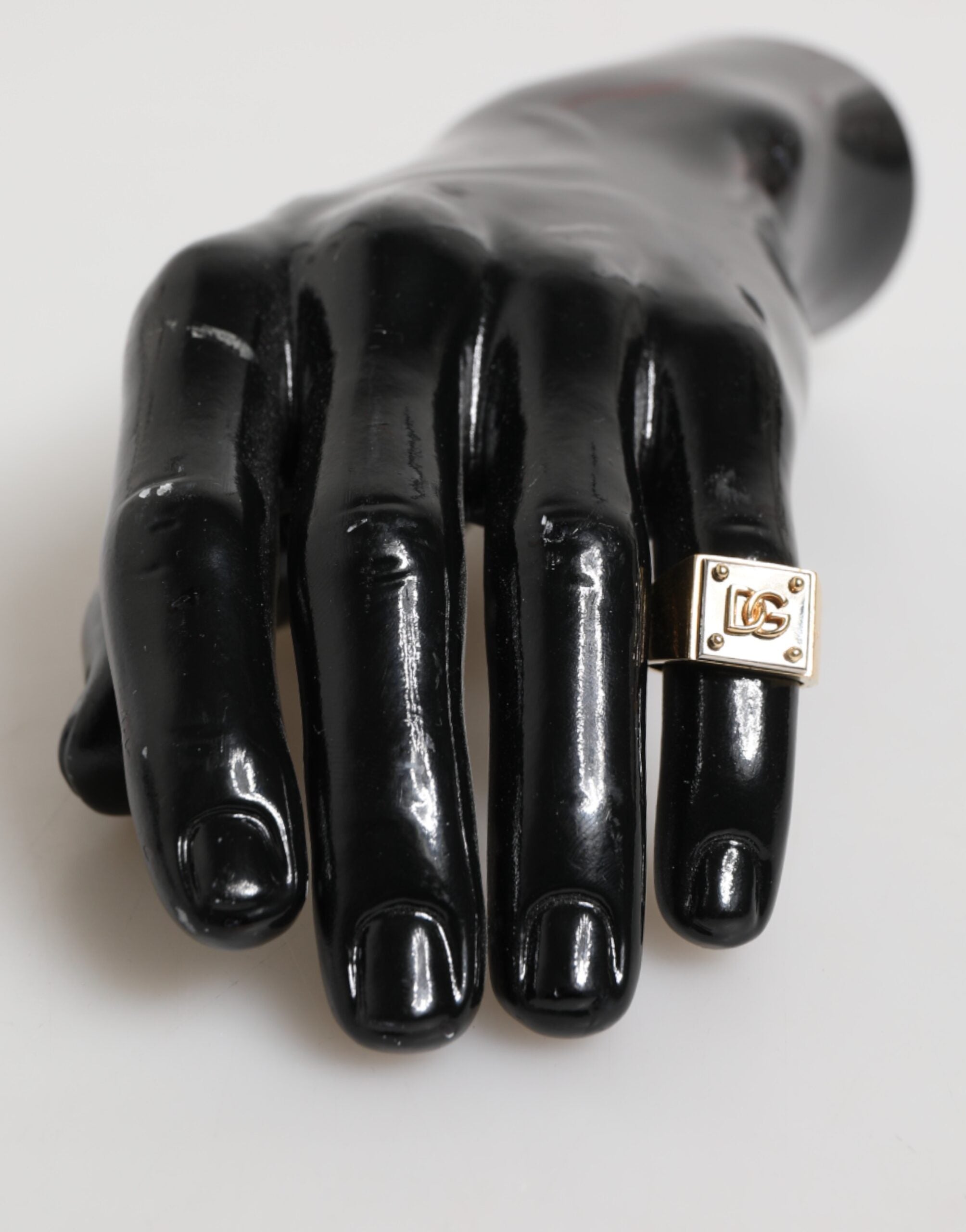 Dolce & Gabbana Signet Ring - Exquisite Brass Luxury Statement