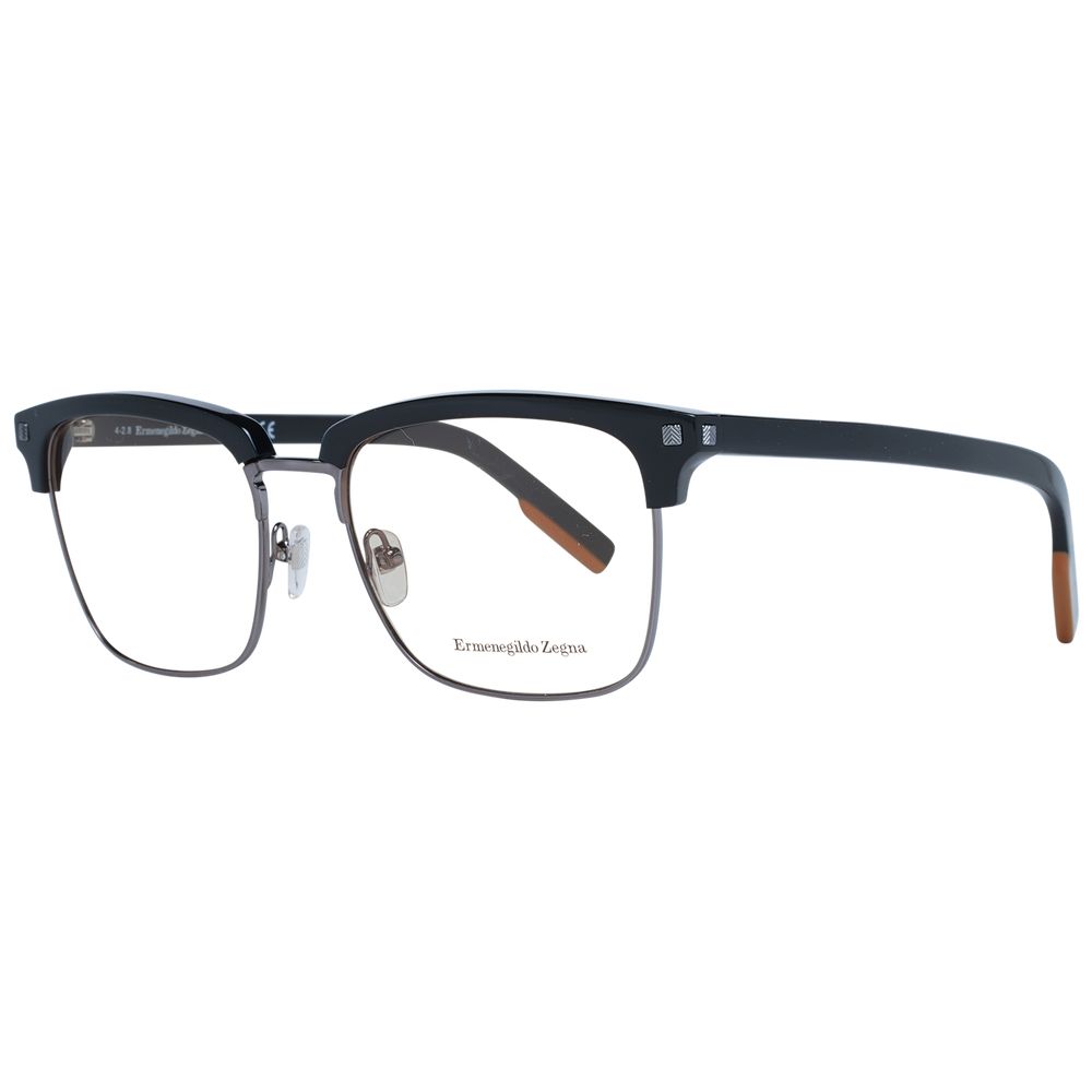 Ermenegildo Zegna Black Men Optical Frames - DEA STILOSA MILANO
