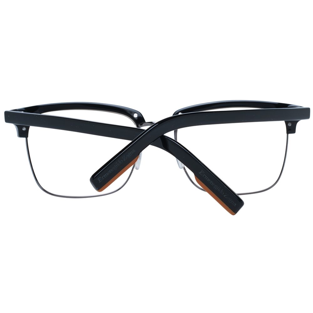 Ermenegildo Zegna Black Men Optical Frames - DEA STILOSA MILANO