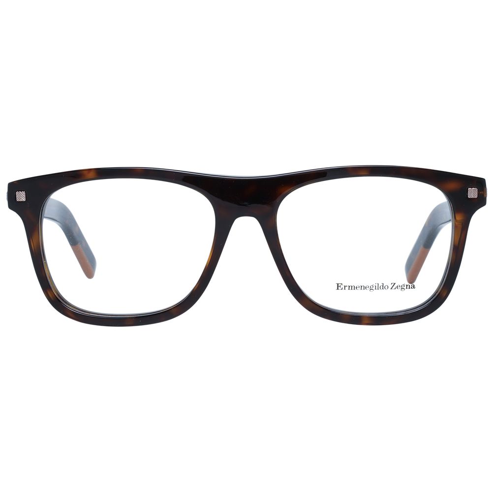 Ermenegildo Zegna Brown Men Optical Frames - DEA STILOSA MILANO