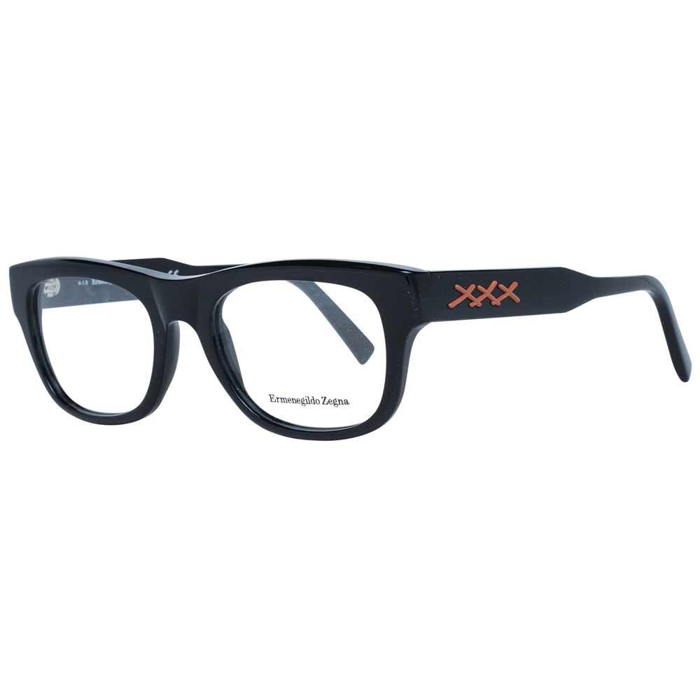 Ermenegildo Zegna Black Men Optical Frames - DEA STILOSA MILANO