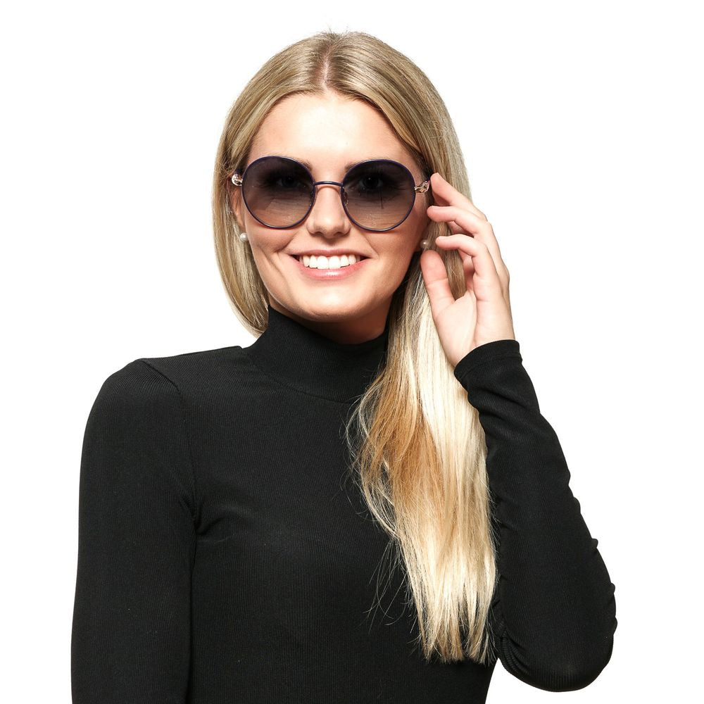 Swarovski Blue Women Sunglasses - DEA STILOSA MILANO