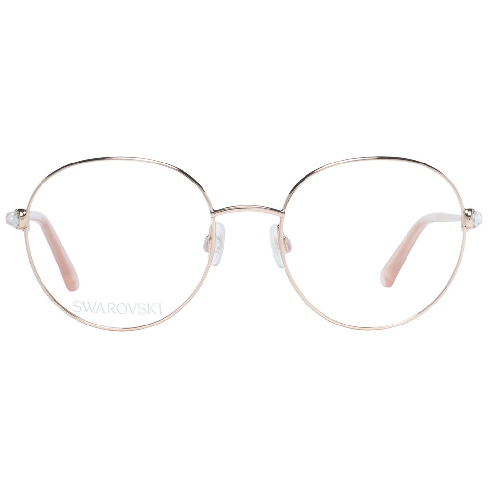 Swarovski Rose Gold Women Optical Frames - DEA STILOSA MILANO