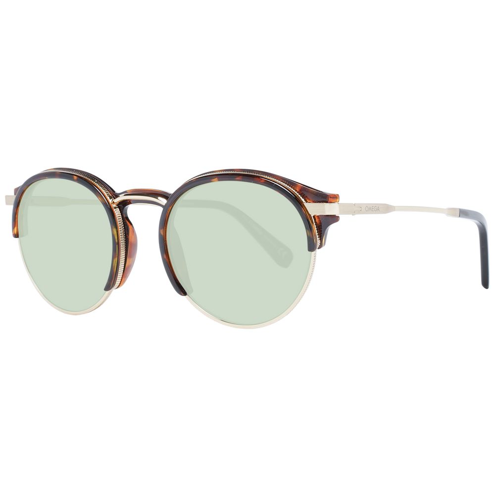 Omega Brown Men Sunglasses - DEA STILOSA MILANO