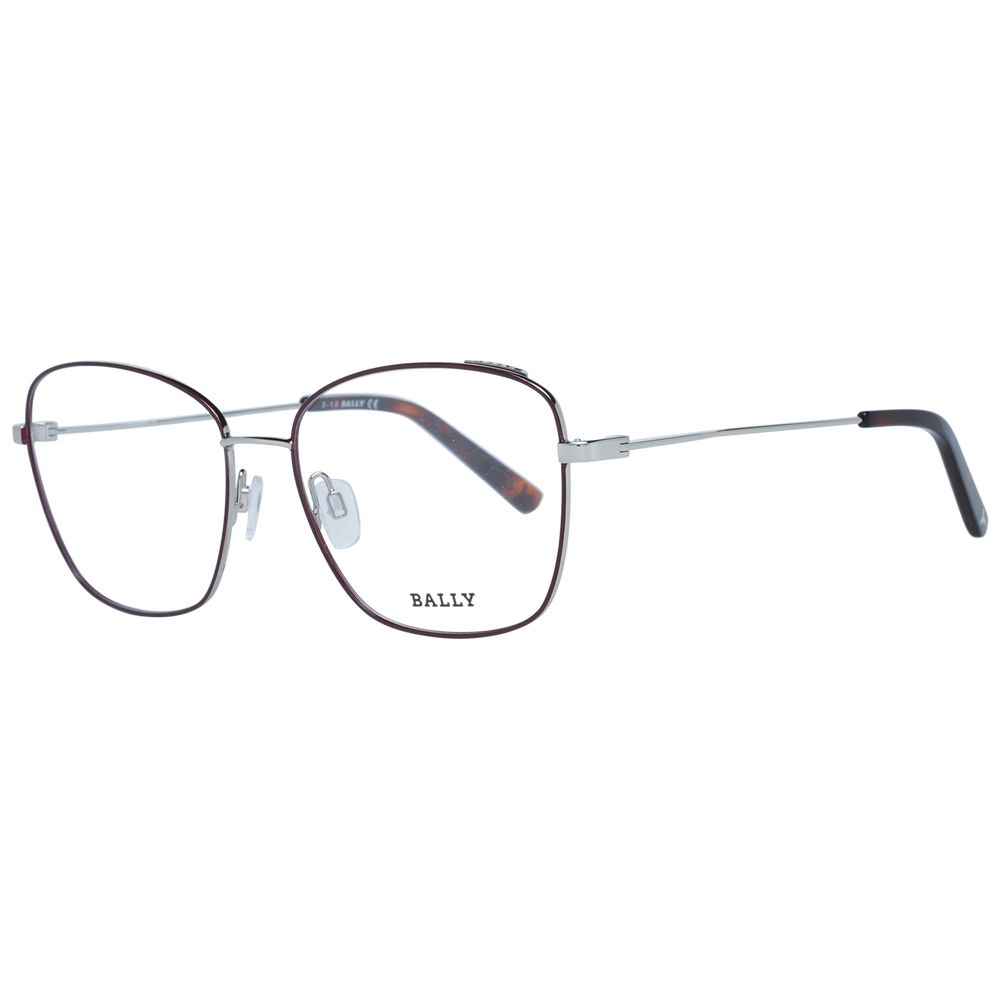 Bally Burgundy Women Optical Frames - DEA STILOSA MILANO