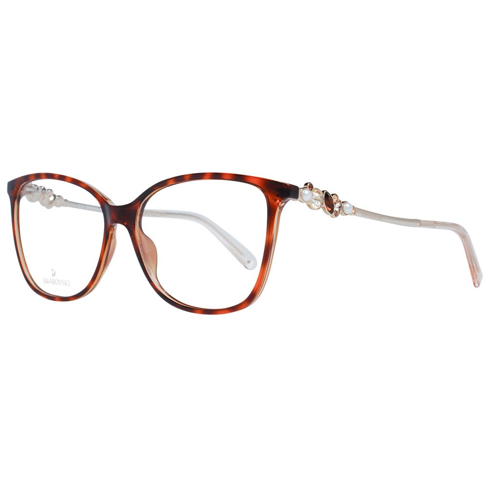 Swarovski Brown Women Optical Frames - DEA STILOSA MILANO
