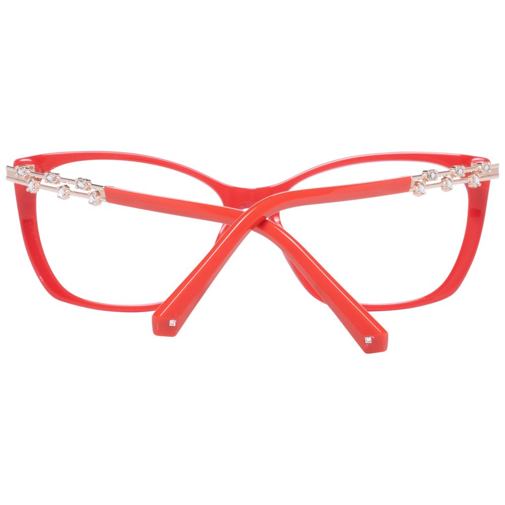 Swarovski Red Women Optical Frames - DEA STILOSA MILANO